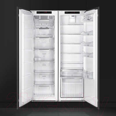 Встраиваемый холодильник Smeg SD7323LFLD2P