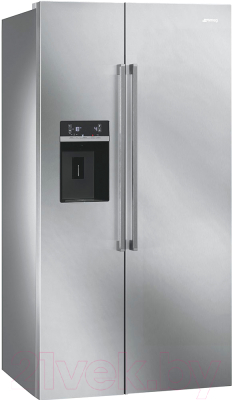 Холодильник с морозильником Smeg SBS63XED
