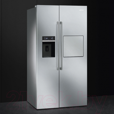 Холодильник с морозильником Smeg SBS63XEDH