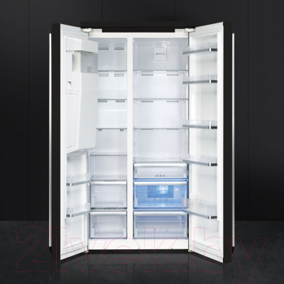 Холодильник с морозильником Smeg SBS963N