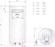 Миниатюра изображения товара Накопительный водонагреватель Ariston ABS PRO ECO INOX PW 30V SLIM (3700328)