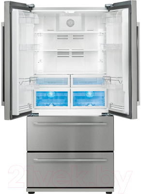 Холодильник с морозильником Smeg FQ55FX1