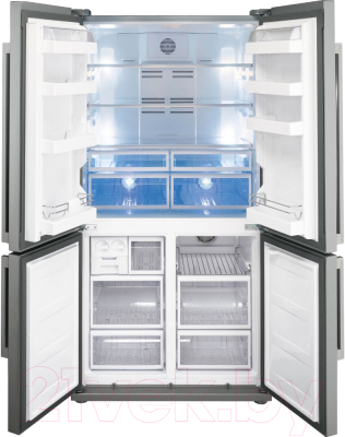 Холодильник с морозильником Smeg FQ960PB