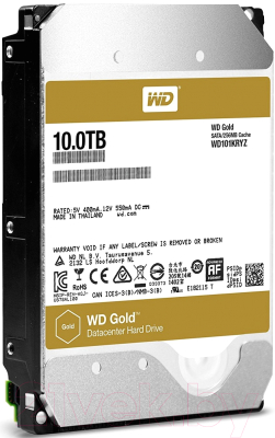 Жесткий диск Western Digital Gold 10TB (WD101KRYZ)
