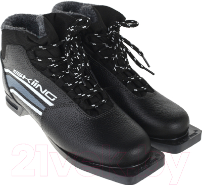 Ботинки для беговых лыж TREK Skiing НК (черный/серый, р-р 35)