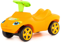Каталка детская Полесье Мой любимый автомобиль / 66251 (оранжевый) - 