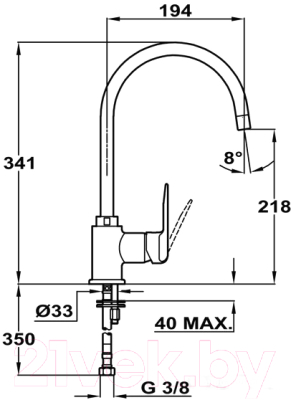 Смеситель Teka IN 995 53995121Q