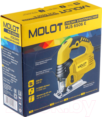 Электролобзик Molot MJS 6506 E / MJS6506E0019