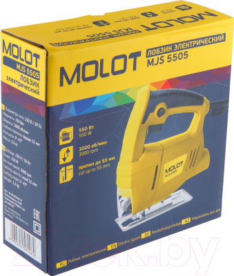 Электролобзик Molot MJS 5505 (MJS55050019A4)