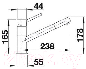 Смеситель Blanco Kano / 521502