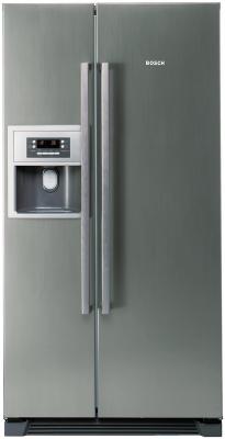 Холодильник с морозильником Bosch KAN58A45 - вид спереди