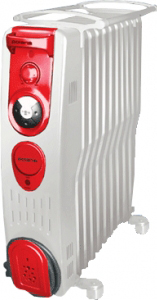 Масляный радиатор Polaris PRE S 0920 H White-Ferrari - общий вид