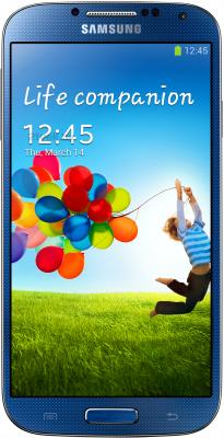 Смартфон Samsung Galaxy S4 16Gb / I9500 (синий) - общий вид