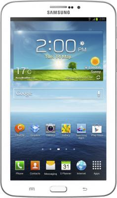 Планшет Samsung Galaxy Tab 3 7.0 SM-T211 (16GB 3G White) - фронтальный вид