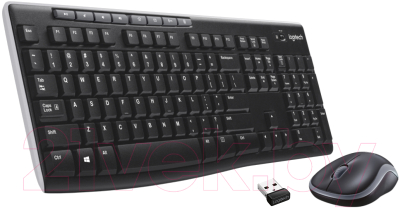 Клавиатура+мышь Logitech MK270 920-004518 / 920-004509 (черный)