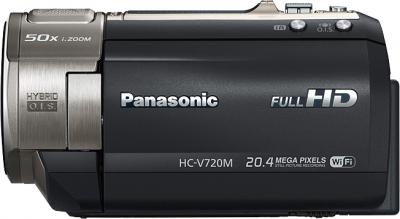 Видеокамера Panasonic HC-V720MEE-K - вид сбоку