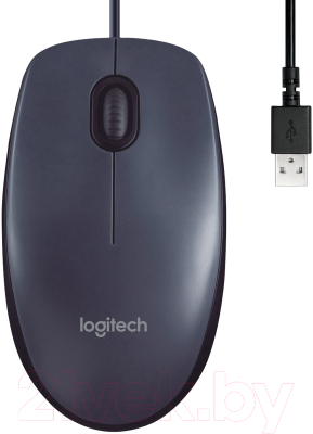 Мышь Logitech B100 / 910-003357 (графитовый)