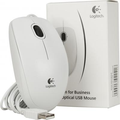 Мышь Logitech B110 Optical Mouse USB (910-001804) - общий вид с коробкой