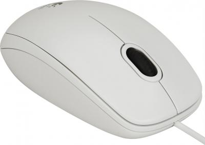 Мышь Logitech B110 Optical Mouse USB (910-001804) - вид спереди