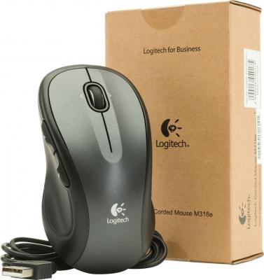 Мышь Logitech M318e (910-003410) - общий вид с коробкой