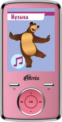 MP3-плеер Ritmix RF-7650M (4Gb, розовый) - общий вид