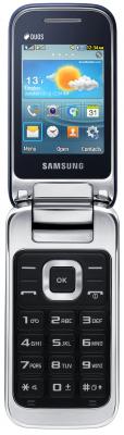 Мобильный телефон Samsung C3592 Dual (черный) - общий вид