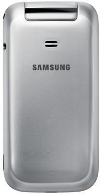 Мобильный телефон Samsung C3592 Dual (серебристый) - вид сзади