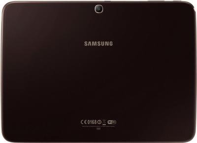 Планшет Samsung Galaxy Tab 3 10.1 GT-P5200 (16GB 3G Gold Brown) - вид сзади 