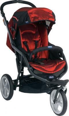 Детская универсальная коляска Chicco S3 Black Auto-Fix (Scarlet) - общий вид