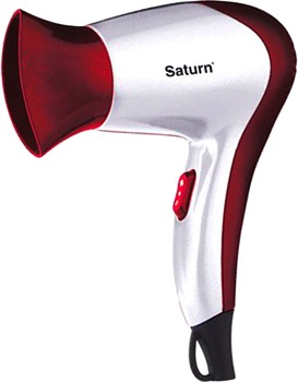 Компактный фен Saturn ST-HC7203 (красный) - общий вид