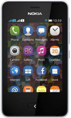 Мобильный телефон Nokia Asha 501 Dual (White) - общий вид