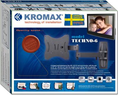 Кронштейн для телевизора Kromax Techno-6 (темно-серый) - в коробке