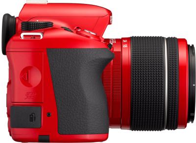 Зеркальный фотоаппарат Pentax K-50 Kit (DA L 18-55mm WR, красный) - общий вид