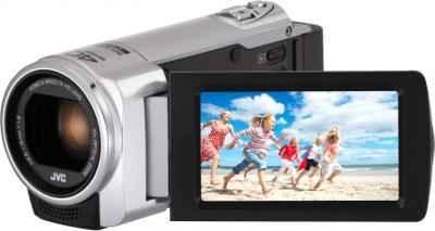 Видеокамера JVC GZ-E100 (Silver) - общий вид