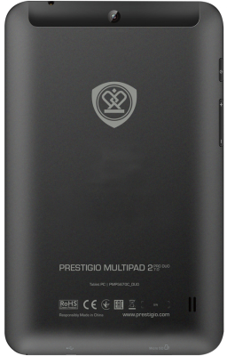 Планшет Prestigio MultiPad 2 Pro Duo 7.0 (PMP5670C_BK_DUO) - вид сзади 