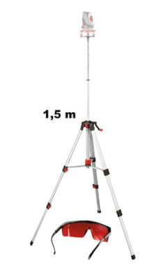 Лазерный нивелир Skil 510 (F.015.051.0AB + штатив) - штатив и очки для усиления видимости луча