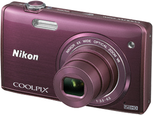 Компактный фотоаппарат Nikon Coolpix S5200 (Plum) - общий вид