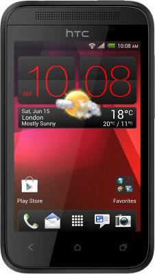Смартфон HTC Desire 200 (черный) - общий вид