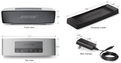 Портативная колонка Bose SoundLink Mini II (серебристый) - комплектация