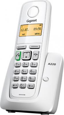 Беспроводной телефон Gigaset A220 (белый) - общий вид
