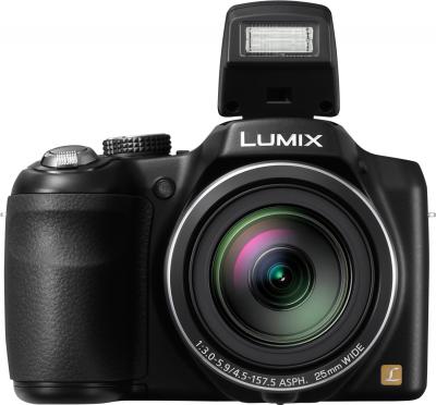 Компактный фотоаппарат Panasonic Lumix DMC-LZ30 (DMC-LZ30EE-К) - вид спереди