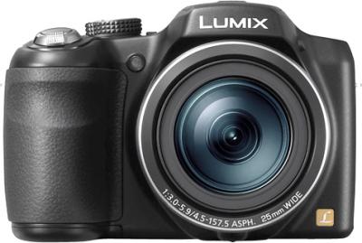 Компактный фотоаппарат Panasonic Lumix DMC-LZ30 (DMC-LZ30EE-К) - вид спереди