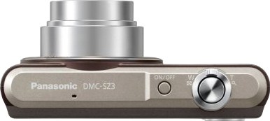 Компактный фотоаппарат Panasonic Lumix DMC-SZ3 (DMC-SZ3EE-T) - вид сверху