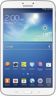 Планшет Samsung Galaxy Tab 3 7.0 SM-T211 (8GB 3G White) - фронтальный вид 