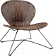 Кресло садовое Halmar Troy (коричневый) - 
