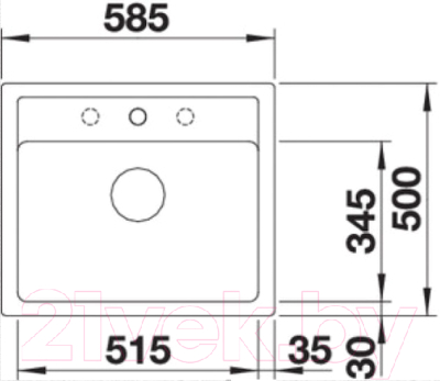Мойка кухонная Blanco Legra 6 / 523337