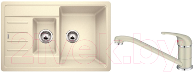 

Мойка кухонная Blanco, Legra 6 S Compact (521305) + смеситель Daras (517725) / 521305D2