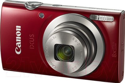 Компактный фотоаппарат Canon IXUS 185 / 1809C008AA (красный)