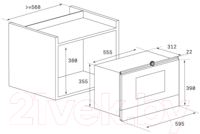 Микроволновая печь Teka ML 822 BIS L / 40584300