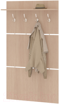 Вешалка для одежды Сокол-Мебель ВШ-3.1 (беленый дуб)